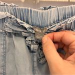 Aerie  High Waist Denim Blue Shorts Photo 4