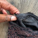Free People Intimately  Pink and Black Lace Strapless Bra 34D Photo 3