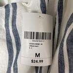 Forever 21 NWT  Navy Blue and White Striped Cute Casual Dress Photo 6