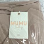 Show Me Your Mumu Madrid Gown Dusty Blush Stretch Bridal Formal Size Large NEW Photo 5