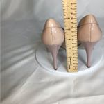 Marc Fisher Women Patent Leather Pale Pink Open Toe Pumps bow front Sz.6.5 GUC Photo 5