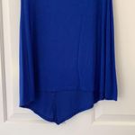 brenda's Royal Blue Asymmetrical Top Photo 3