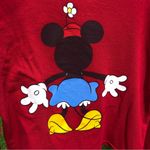 Disney  Minnie Mouse red long sleeve crop T-shirt size medium Photo 6