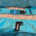 Triangl High waisted bright blue sparkly triangle bathing suit Photo 1