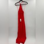 Line and Dot  Kira Maxi Dress in Tomato Red M Photo 9