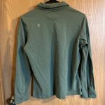 FIGSPRO Pique Longsleeve Polo Top‎ Olive Green Medium Photo 6