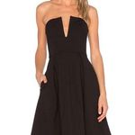 N/Nicolas Black Strapless Dress Size 0 Photo 0