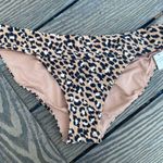 Aerie NWT large cheetah print bikini bottom swimsuit brown black Photo 0