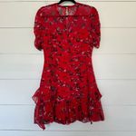 Tanya Taylor  Women’s 6 100% Silk Red Carti Dress New Photo 2
