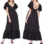En Saison Barnette Eyelet Midi Dress Black Size XS Photo 1