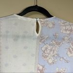 Taylor & Sage ✨  Women’s Floral Embroidered Boho Top Cream Purple XS Photo 5