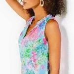 Lilly Pulitzer NWT  Malone Celestial Blue Pink Swing Dress coverup  Size XXS Photo 3