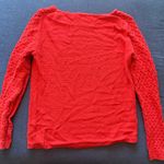 J.Crew  Red Knit Top Photo 2