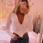 Pretty Little Thing Button Up Long Sleeve Photo 3