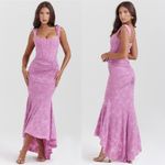 House Of CB HOUSE OF‎ CB 'Cesca' Rose Pink Floral Maxi Dress NWOT size XS Photo 2