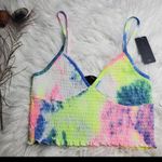 Faded Rose Tie Dye Top Pink Size L Photo 1