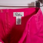 Lilly Pulitzer  Vintage White Label Lace Applique Cotton Stretch Mini Skirt Pink Photo 1