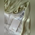 Aritzia BNWT Wilfred Novella Short Sleeve Blouse Top Pastel Sage Green Photo 7