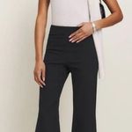 Reformation  Tanya Black Flared Knit Pants M Photo 0