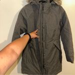 The North Face  Women's Charcoal Dark Gray Heavy Hooded Parka Size Medium Photo 8
