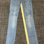 ZARA TRF Denim Rules Women's Sz 4 Blue Slim Straight Dark Wash Jeans Photo 0