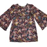 Love, Fire Smoldering A-Line Flare Sleeve Lined Dress Colorful Size XL Photo 0