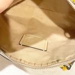 Coach  Mini Kelsey Cream Yellow Pebbled Leather Crossbody Satchel Photo 2