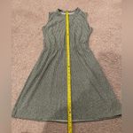 Merona  Chinese Collared Chevron Olive Green Dress Photo 6