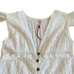 Raga Anthropologie Aviana WHite Eyelet Dress Maxi Cotton Size XS Women's NWOT Photo 2