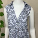 Anthropologie Maeve Blue Paint Splattered Top Photo 1