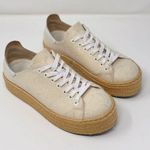 Schutz Womens Shoes White Espadrille Platform Sneakers Chunky Casual US 8 B Photo 0