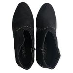 Krush  Suede Studded Black Ankle Booties Photo 5