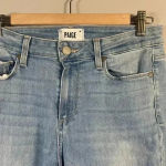 Paige  Verdugo Ankle Jeans Women's Size 29 Blue Mid Rise Light Wash‎ 5-Pocket Photo 1