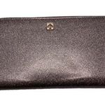 Kate Spade New York Glitter Silver Grey Zip Around Wallet Photo 0
