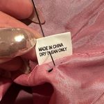 CK BRADLEY STRAPLESS NAVY BLUE PEACH COLORBLOCK SATIN CHARLESTON SILK DRESS Size 8 Photo 4