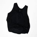 Nike Women's Running Athletic Work Out Overlay Tank Top Swoosh Logo Black Medium Photo 0