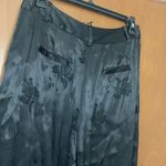 1. State  black Floral Jacquard Wide Leg Pants Photo 10