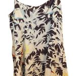 HD in Paris Anthropologie Women 2 Silk Dress Fern & Flower Flowy Slip Dress Boho Photo 7