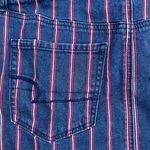 American Eagle Outfitters Stripped Red White Blue Hi-Rise Mini Skirt Photo 4