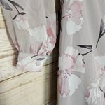 Lulus NWT Loving You Dusty Purple Floral Print Long Sleeve Wrap Maxi Dress SZ L Photo 7