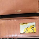 Kate Spade  Brown Nylon Vintage Wallet with Tan Leather Photo 2