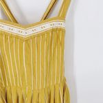 The Great The Laurel Dress Cotton Sundress Stripe Size 0 Gold Photo 6