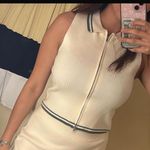 Pink Rose Skirt Coord Set with Green Stripes Photo 1