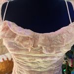 Hello Molly 🎀NWT Hello Monday Monday to Sunday Lace Off Shoulder Mini Dress in Blush Sz 8/L Photo 7