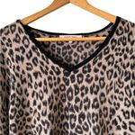 Gerard Darel Gerard Darrel Paris 100% Merino Wool V-Neck Leopard Print Sweater Photo 6