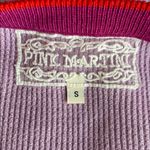 Pink Martini  Red and Purple Colorblock Mia Sweater Photo 4