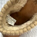 UGG  - Gael Leather Shearling Lined Wedge Clogs size 6  tan slides wool Photo 4