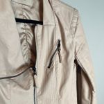 BLANK NYC  blush pink faux leather moto jacket Photo 1