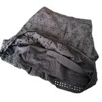 EXPRESS Short Skirt Womens 8 Black Eyelet Embroidered Tiered Cottage BOHO Photo 4