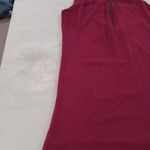 Iz Byer  Sleeveless top 1/4 zip 2 layer longsize Medium Red Photo 3